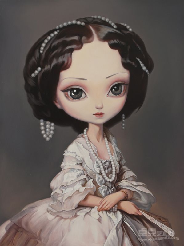 等待幸福之二 120x90cm.2012,布面油画