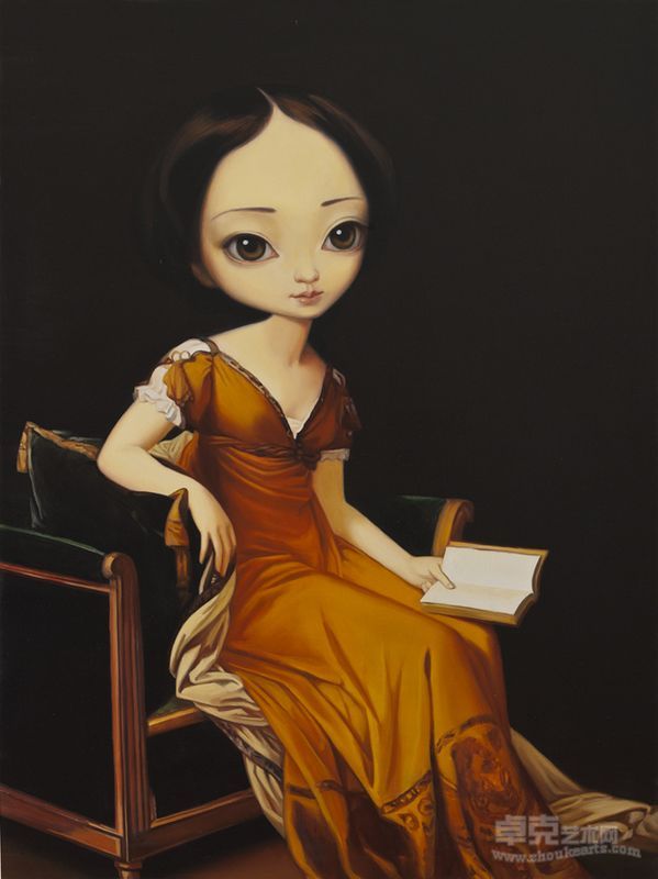 美丽日记之一  120x90cm ,2012，布面油画