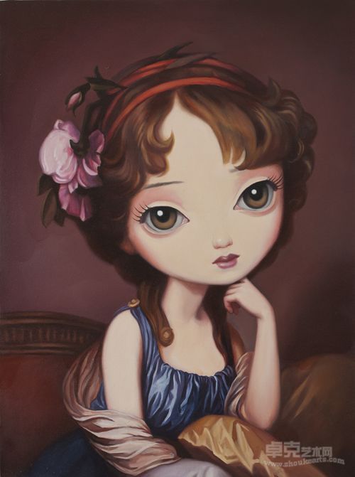 一花一世界之四  120x90cm ,2012，布面油画