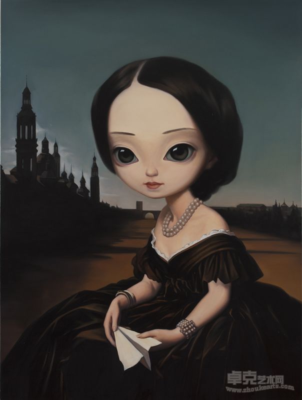 拥有了翅膀是否就能够飞翔 120X90cm ,2012，布面油画