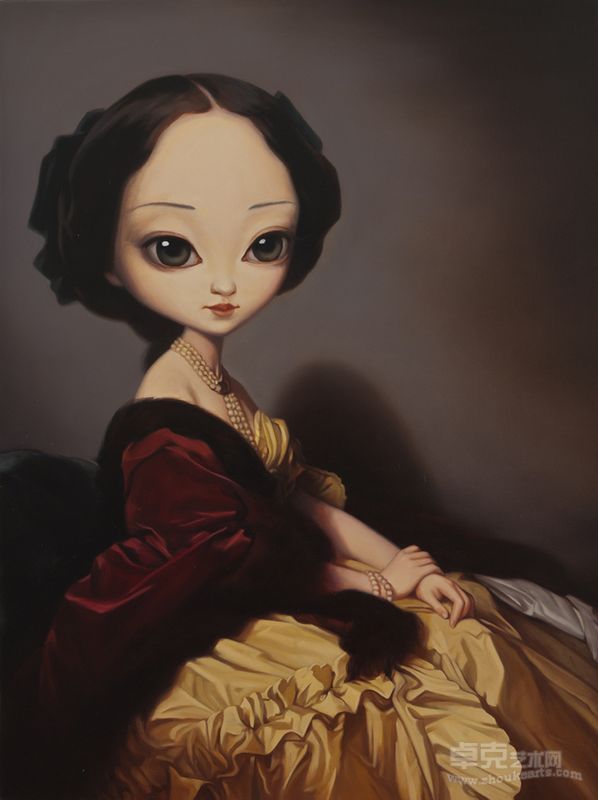 有人说在这里可以等待幸福的来临之一  120x90cm ,2012，布面油画