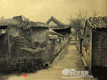 “胡同情怀”彭英才2013水墨胡同展