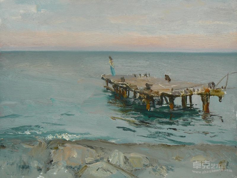 evening on sea 30x40