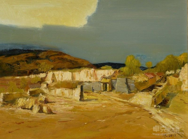 黄土系列之十 60X80cm 布面油画  2012
