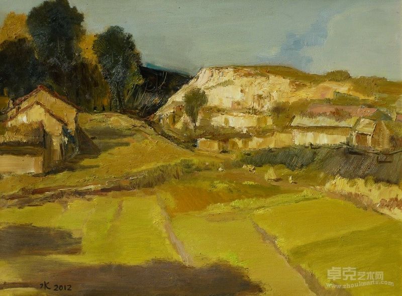 黄土系列之六 60X80cm 布面油画  2012