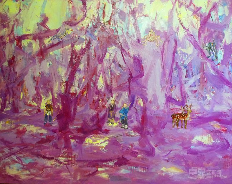 芝加哥森林 布面油画 121.5X152CM 2013
