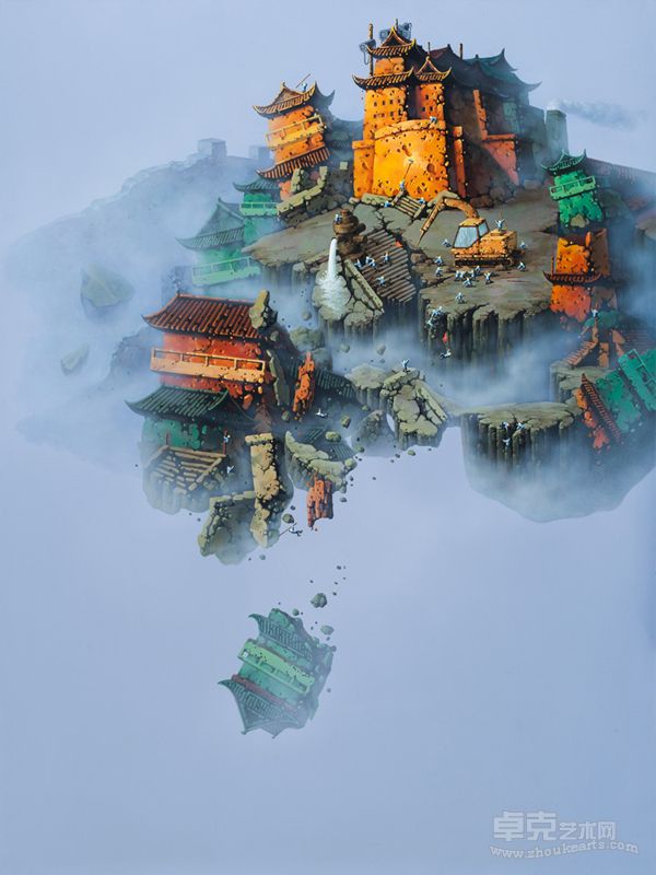 红城记 150x200cm 布面丙烯 2013