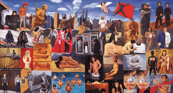 行为艺术史 200x360cm 2006