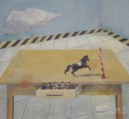 进行曲，布面油画，110120cm，2012