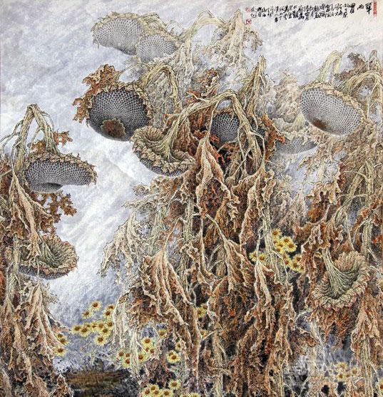 华而实 215*180cm 2004年作