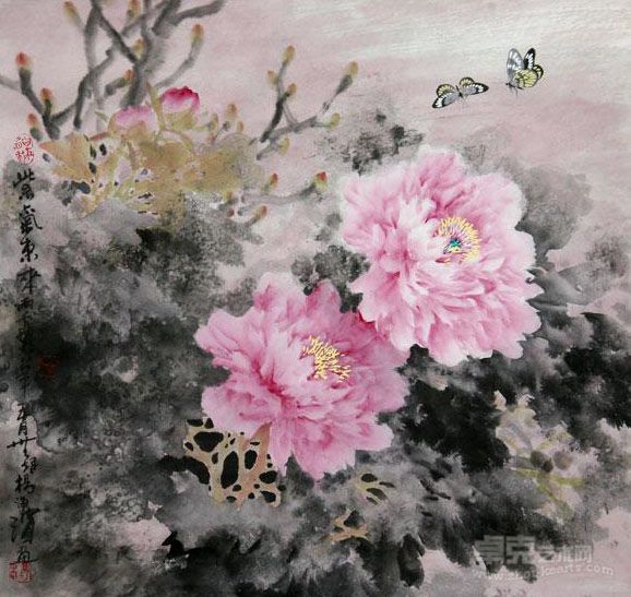 紫气东来 67*67cm 2008年作