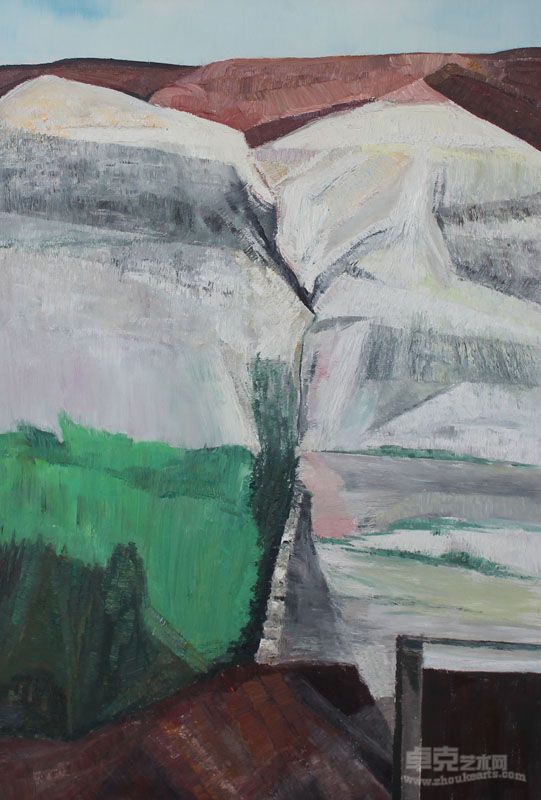 藏民之家(二) 120X60cm 2011年 布面油画