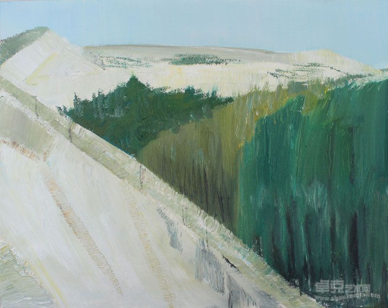 绿  40X50cm 2012年 布面油画