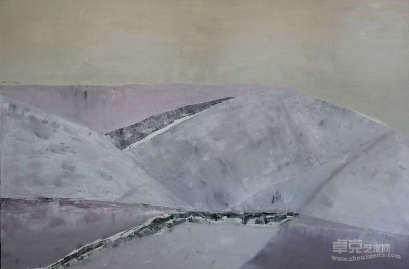 高原（一） 200X300cm 2012年 布面油画