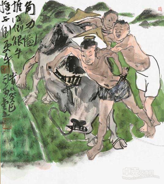 钢琴家 尉晓榕 24×27cm 2012