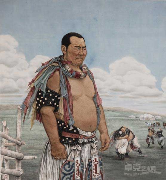 草原骄子 余宏达 120×130cm