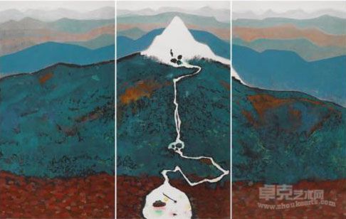 生命之源 200x300cm 2008年 陈家泠
