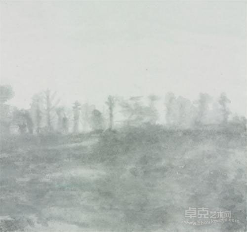 看山22 45x48cm 2013 丁蓓莉