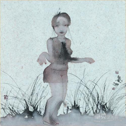 大气 55cm×55cm 2012 刘庆和