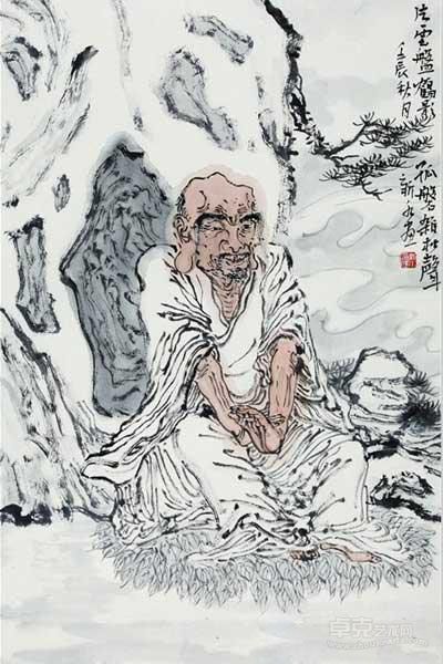 束新水罗汉作品