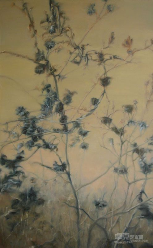 风中的蓖麻 160x100cm