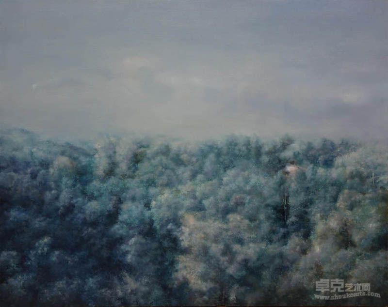 寂静的谷 100x80cm