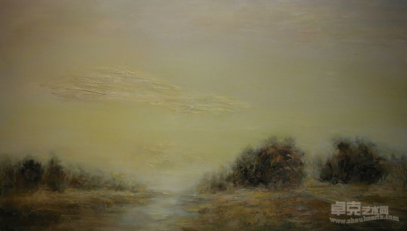 金色的温榆河 100x160cm