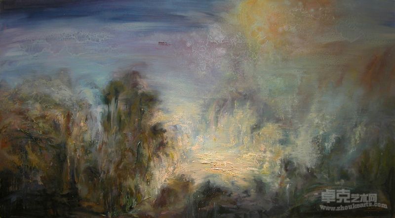 桃花源之一 65x120cm