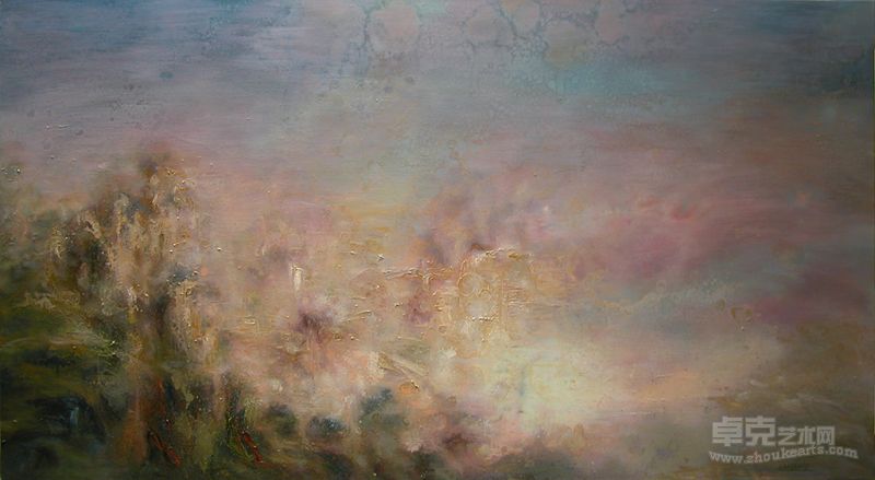 桃花源之二 65x120cm