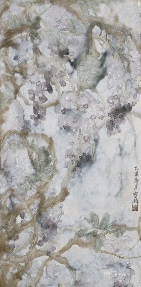 花卉写生 贾宝锋 35*70cm 2005年作