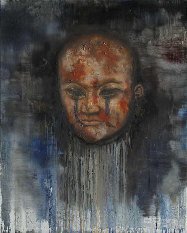 无题 亚麻油彩  Untitled  Oil On Canvas 150X120cm 2012 - 副本
