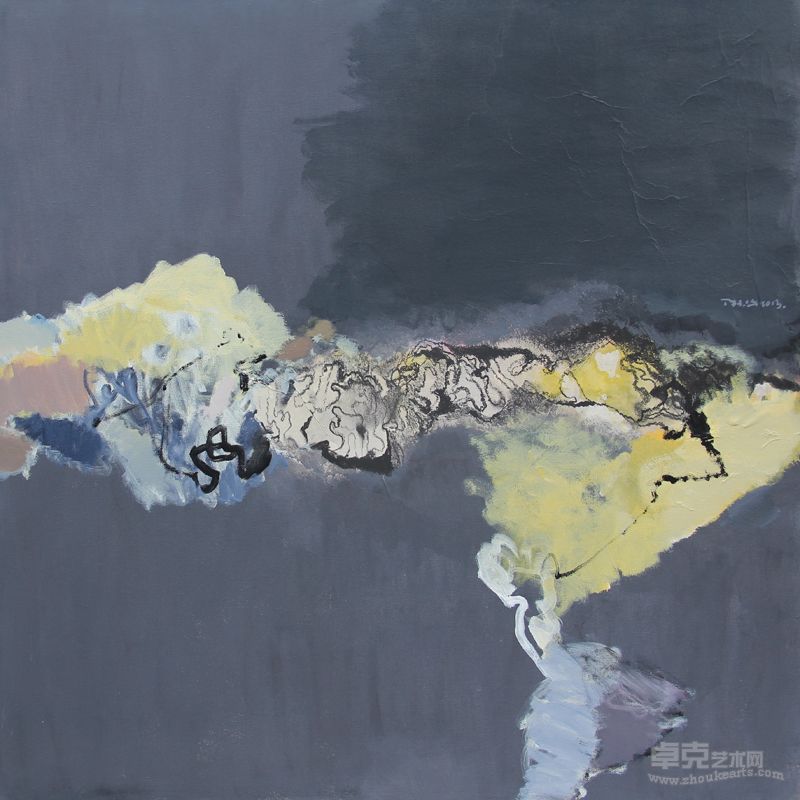 后园系列2013.6尺寸100cm100cm陆云华2013