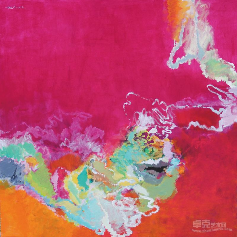 后园系列2013.8尺寸100cm100cm陆云华2013