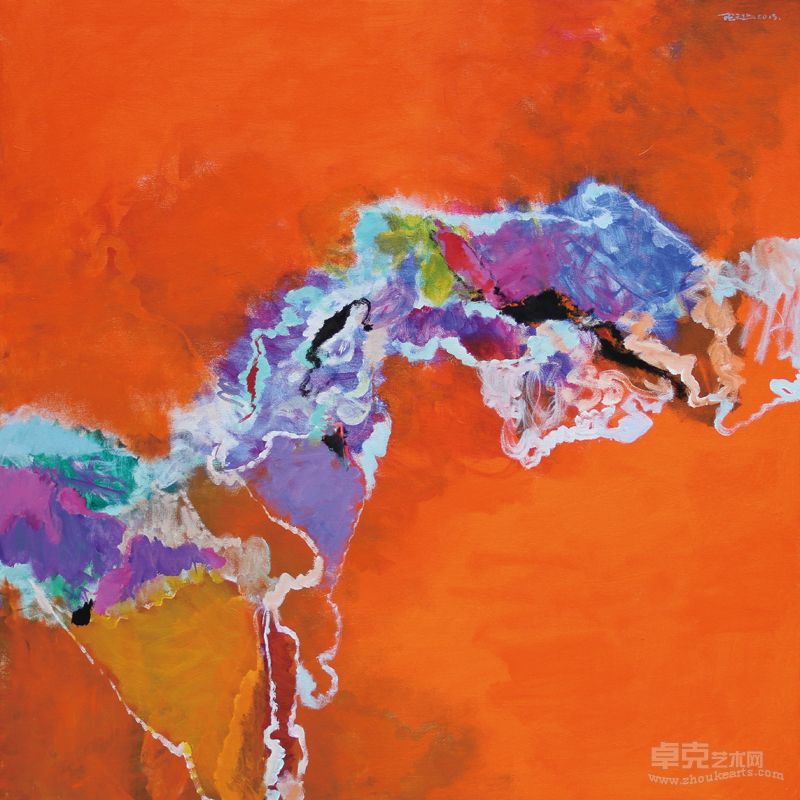 后园系列2013.9尺寸100cm100cm陆云华2013