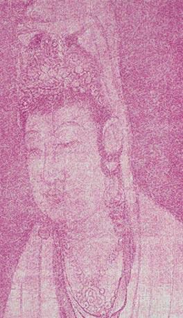 观音的光芒 桑火尧 171x90.5cm 2012年
