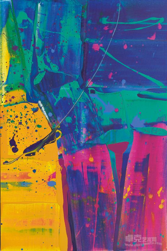 海上花，布上丙烯，150x100cm,2008