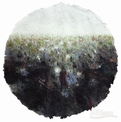 荷塘·2013No.023 60x60cm 陆春涛