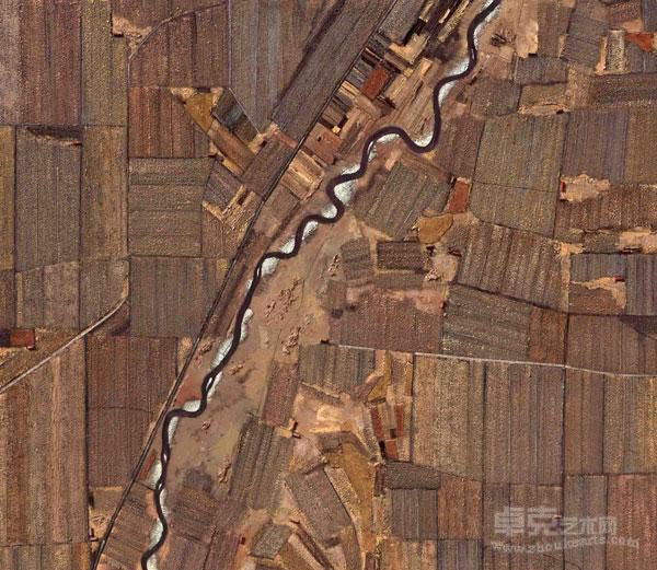地表系列5 200x190cm 2008年作