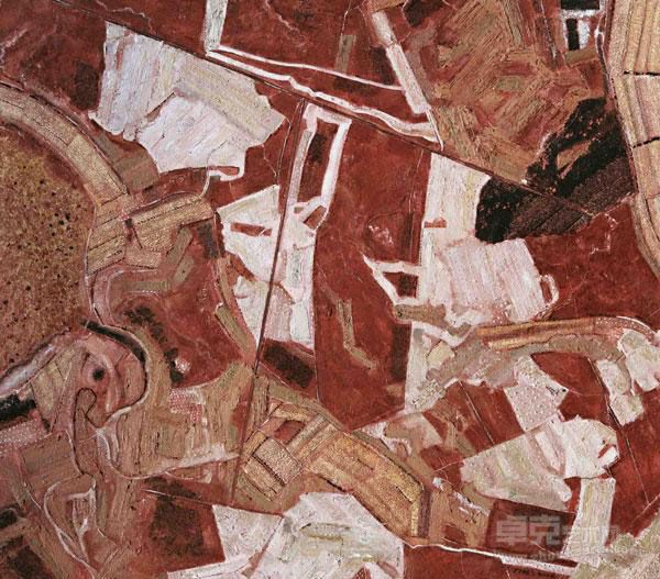 地表系列6 200x190cm 2008年作