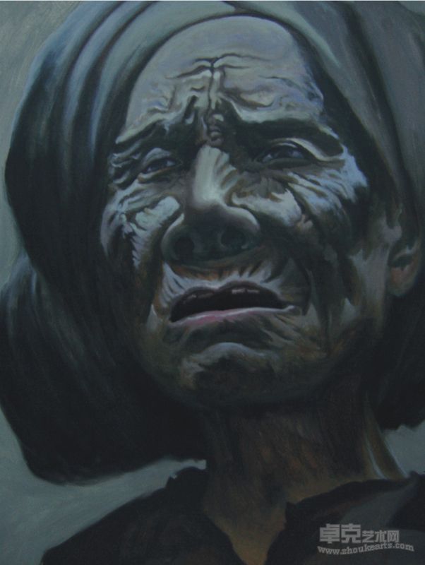 《康恩达彝族印象系列之一》布面油画 120x100cm 2012年 戴建华