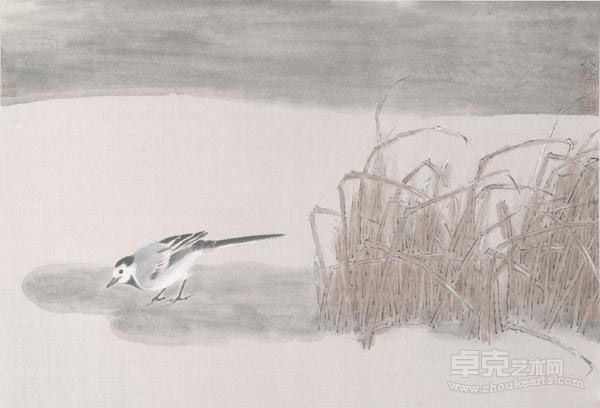 寂寞沙洲 方政和 70x48cm