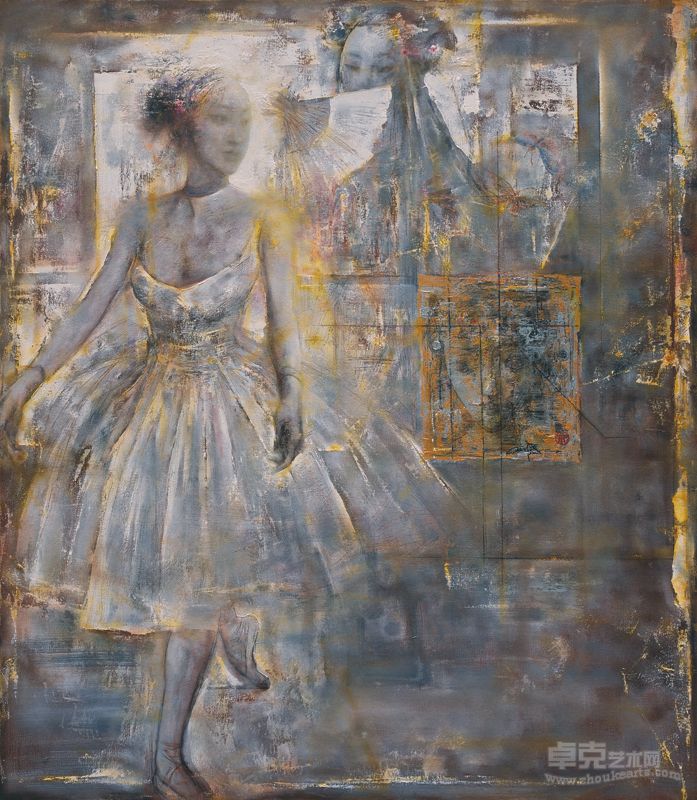 蝶舞红尘(2007年160cm×140cm)