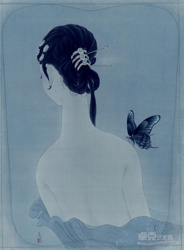 《蝶恋花4》45x33cm 绢本设色 高凯 2013
