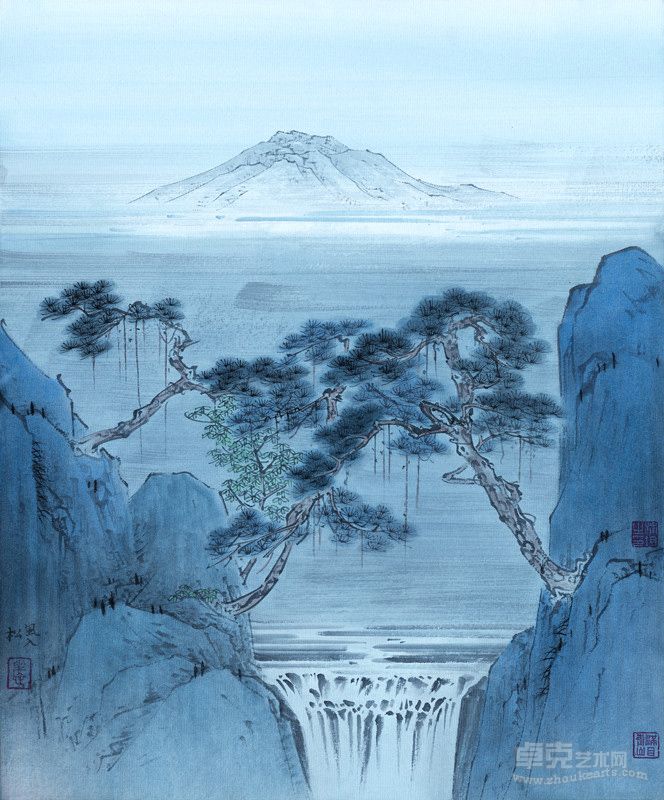 《风入松》纸本设色38×45cm2013 浦均