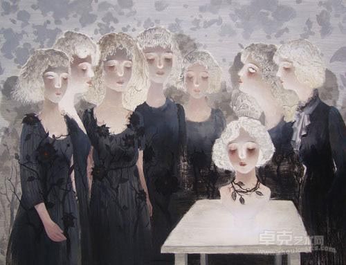 王小双 恶之花 125x163cm 布面丙烯 2012