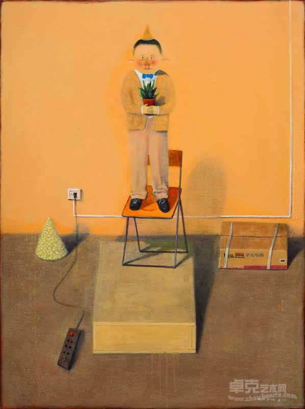米杰 你快乐我忧伤 120×90cm  布面丙烯 2012 .jpg