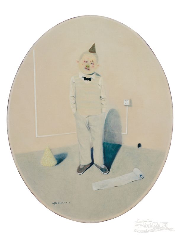 米杰 我在这，我原地未动Ⅵ 100×80cm 布面丙烯油画 2012 .jpg