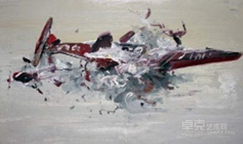 Boom #2, 2008, oil on canvas, 41x67cm
