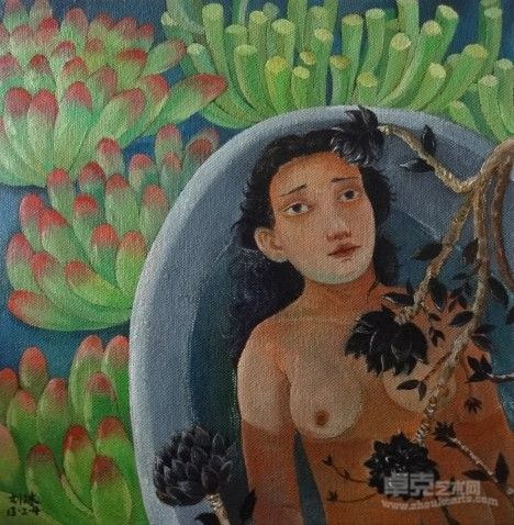 多肉植物 30x30cm 2013年