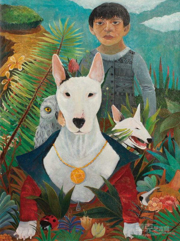 刘冰 贡嘎80×60cm 布面油画 2012 ￥16000